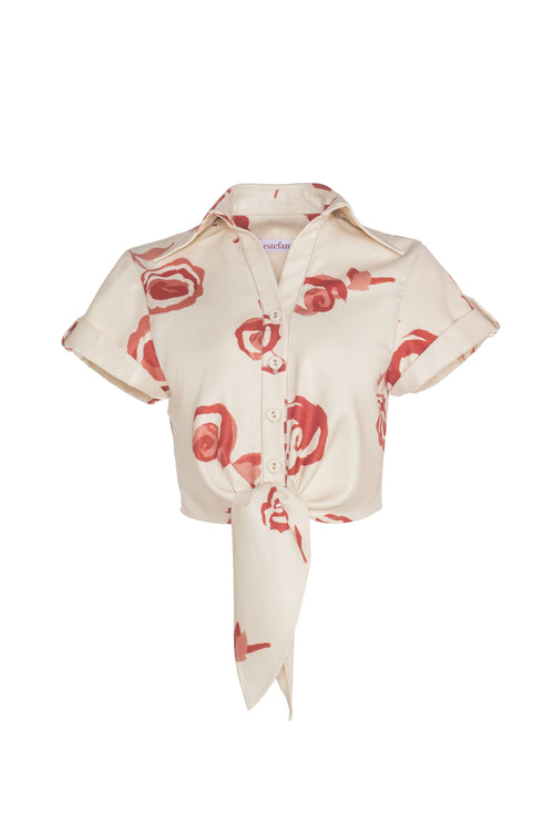 Rosetta Blouse Red